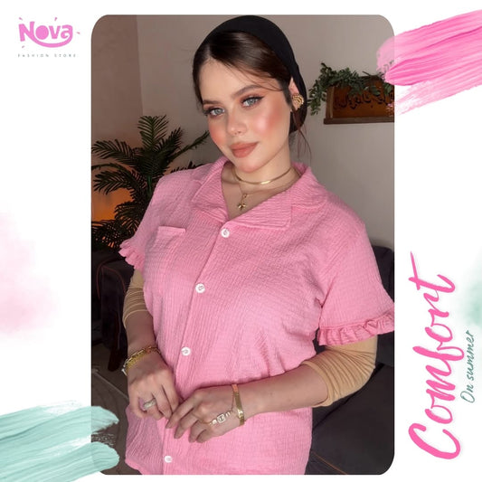 Nova- pajama set rose - 004