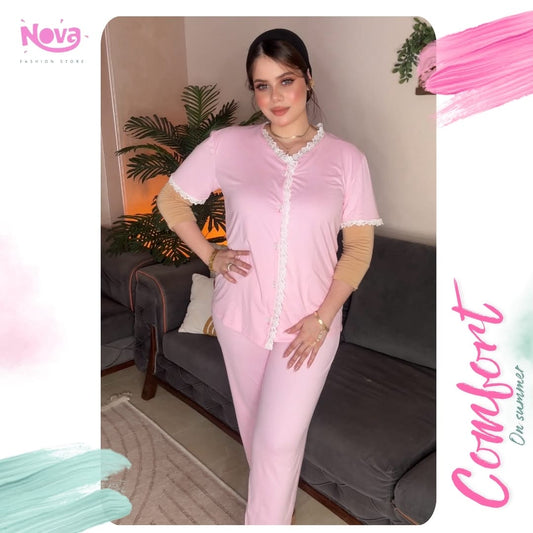 Dantel pajama rose - 005