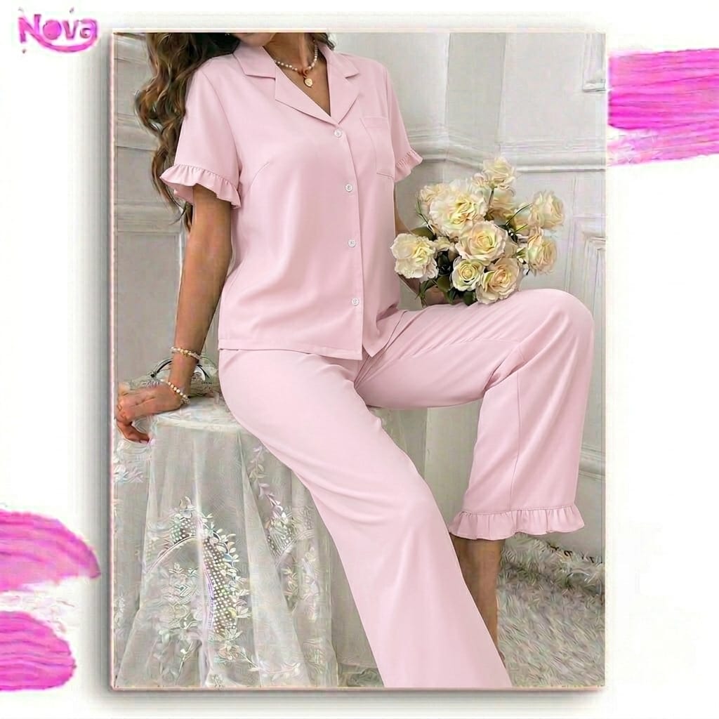 Nova- pajama set rose - 004
