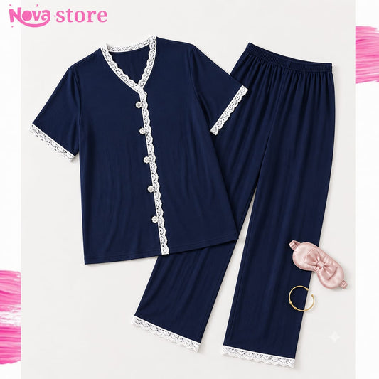 Dantel pajama kohly  - 004