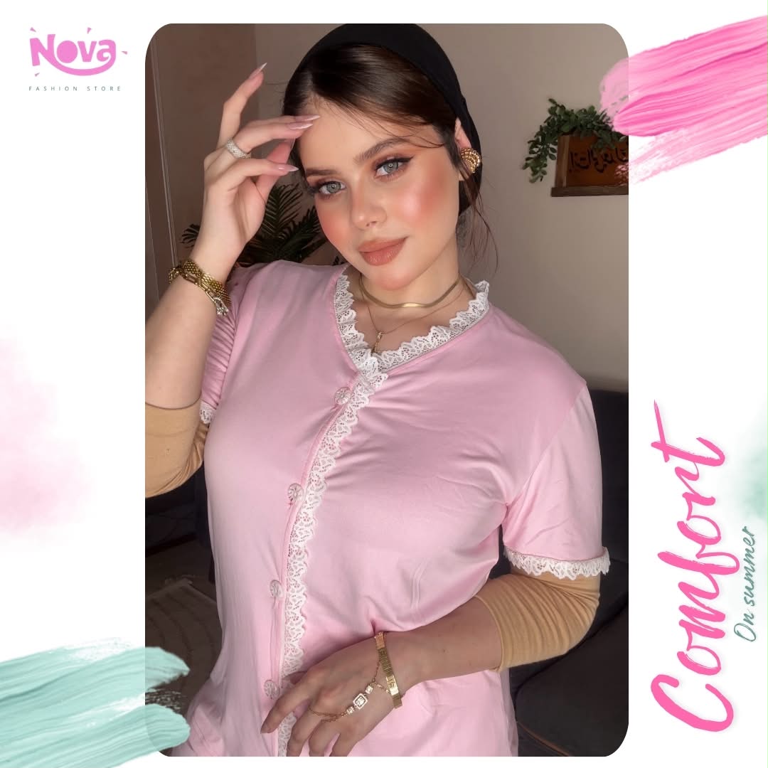 Dantel pajama rose - 005