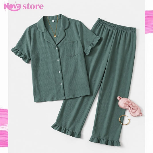 Nova- pajama set Green - 006