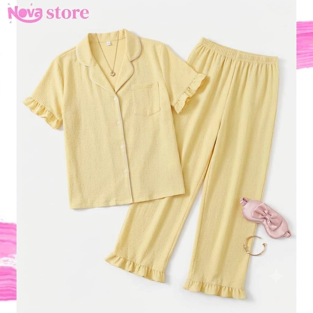 Nova- pajama set yello - 005