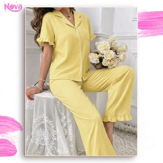 Nova- pajama set yello - 005